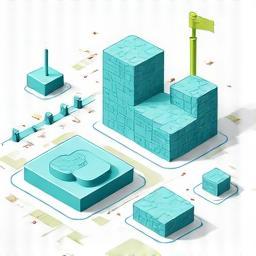 Illustration of building a plan